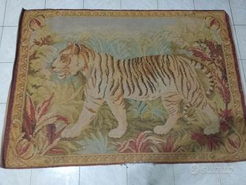 Arazzo vintage “Tigre nella giungla” – Tappezzeria