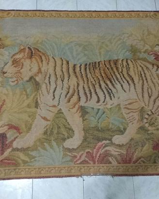 Arazzo vintage “Tigre nella giungla” – Tappezzeria