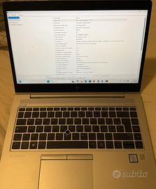 Notebook HP EliteBook i5 16GB RAM 512GB SSD Win11