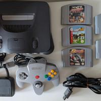 Nintendo N64 con  1 controller, e 5 giochi