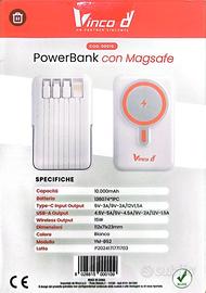 Caricabatterie wireless portatile