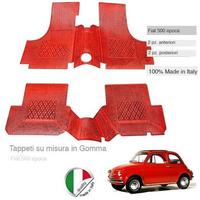 tappetini fiat 500 epoca colorati