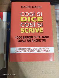 dizionario degli errori