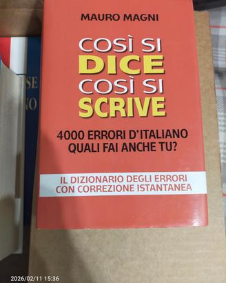 dizionario degli errori