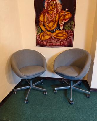Coppia Sedie Girevoli IKEA SKRUVSTA – Come Nuove