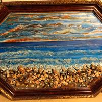 Dipinto con cornice d'epoca 