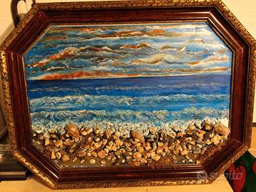 Dipinto con cornice d'epoca 