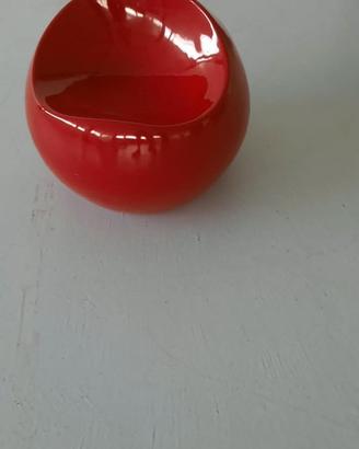 Pouf in plastica rosso