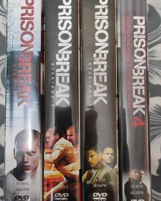 DVD  Serie Prison Break Stagioni 1-4