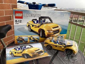 LEGO CREATOR AUTO DECAPOTTABILE 5767 SOLO MONTATA