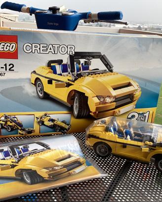 LEGO CREATOR AUTO DECAPOTTABILE 5767 SOLO MONTATA