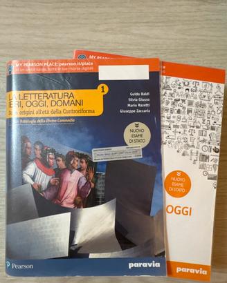 La letteratura ieri oggidom 1 - ISBN 9788839536440