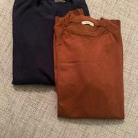 Coppia di maglioni in cotone