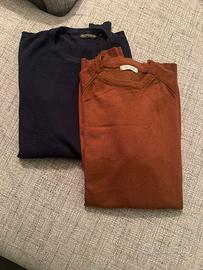 Coppia di maglioni in cotone