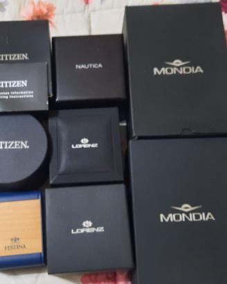 Scatole Orologi Mondia Lorenz Nautica Citizen Fest