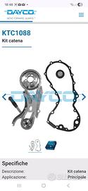 kit  catena distribuzione ford focus  kkda