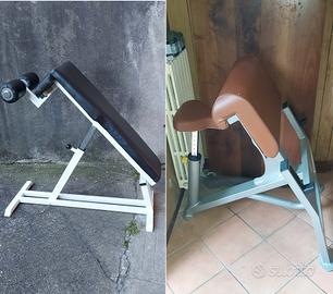 Panca Scott e Panca Addominali TechnoGym 