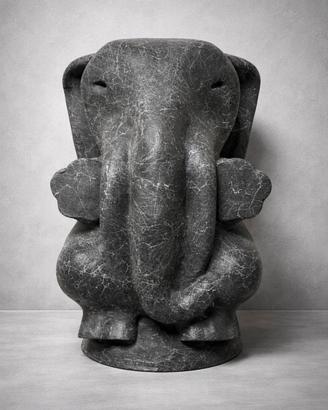 Elefantino Jumanji - Scultura Artigianale 30 cm