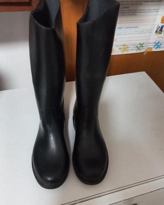Stivali da ippica Decathlon bambini neri misura 30