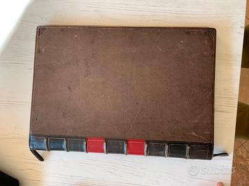 Custodia portatile in pelle vera