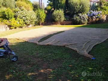 rete raccolta olive a nido d'ape