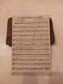 Cartolina italiana WW1 Il Canto degli Alleati