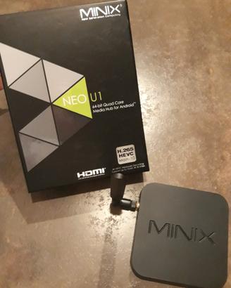 Lettore multimediale Android TV Minix Neo U1
