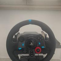 Volante con base +pedali giochi playstation