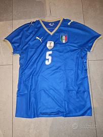 Maglietta celebrativa Italia 2006 Cannavaro firma