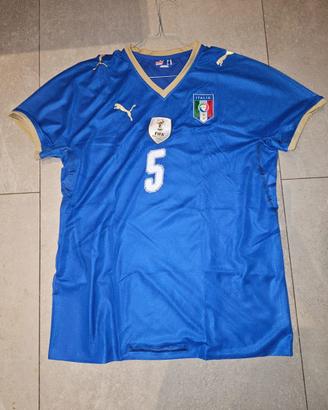 Maglietta celebrativa Italia 2006 Cannavaro firma