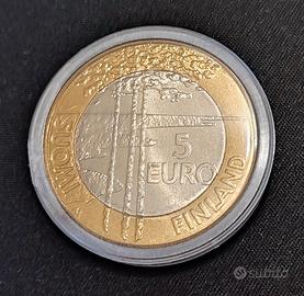 5 Euro Finlandia 2003 in capsula