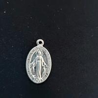 Medaglietta religiosa vintage Madonna Miracolosa