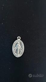 Medaglietta religiosa vintage Madonna Miracolosa