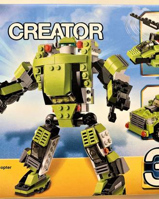 Lego creator tre in uno : robot furgone elicottero