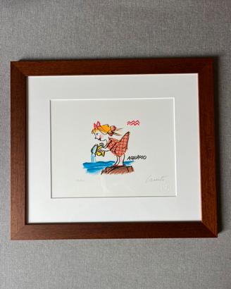 Stampa originale Luzzati con cornice