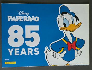 Folder filatelico Disney Paperino 85 Years