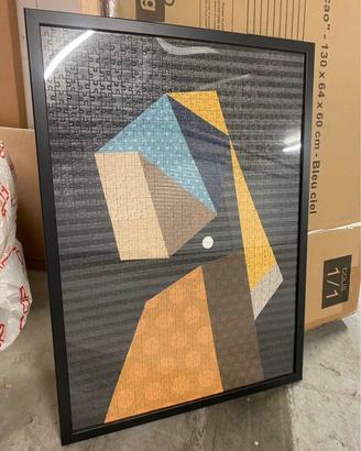 Quadro- puzzle ragazza cn orecchino di perla