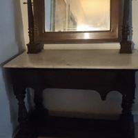 toelettina antica con specchiera – pezzo originale