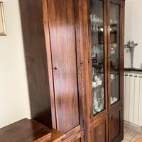 Credenza / vetrina in legno massello