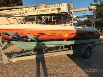 Barca a motore Fisherman 17