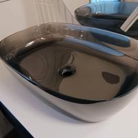 Lavabo Antonio Lupi Senso Cristalmood Fumè