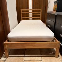 Letto singolo Ikea Tarva + materasso
