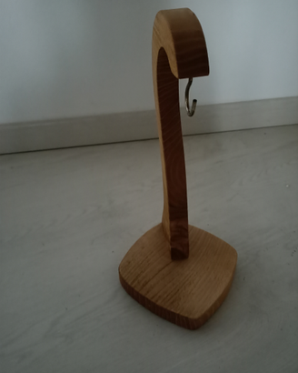 Portafrutta per banane in legno di ulivo