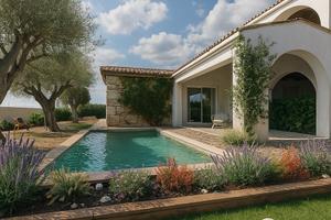 Budoni_centro_villa_caposchiera con piscina