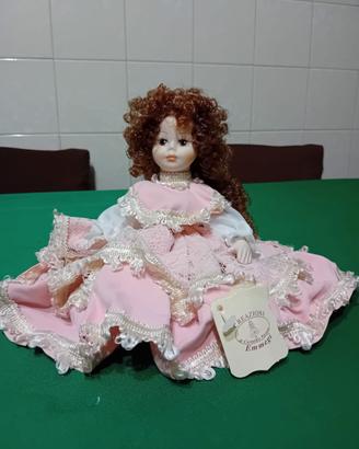 Bambola artistica di porcellana Capodimonte