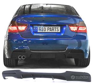 DIFFUSORE BMW E90 E91 LOOK M NERO LUCIDO