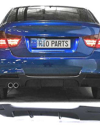 DIFFUSORE BMW E90 E91 LOOK M NERO LUCIDO