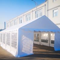 Padiglione Gazebo 10x5 PVC Zincato completo