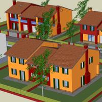 Bivilla al grezzo in zona residenziale tranquilla