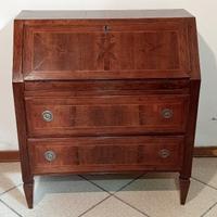 Scrittoio a ribalta in legno massello 